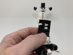  Snowman pin walker  3d model for 3d printers