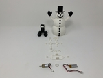 Modelo 3d de Muñeco de nieve pin walker para impresoras 3d