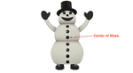 Modelo 3d de Muñeco de nieve pin walker para impresoras 3d