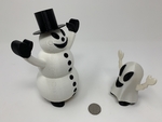  Snowman pin walker  3d model for 3d printers