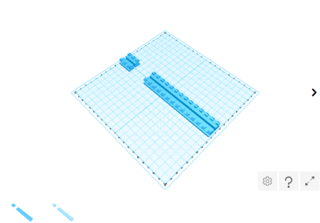  Picatinny rail set for nerf retaliator (glue-on)  3d model for 3d printers