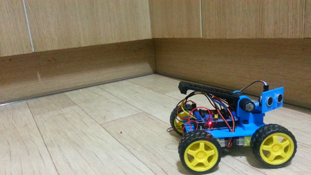  Create a robot car to avoid obstacles  3d model for 3d printers