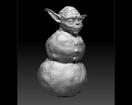  Yodaman  3d model for 3d printers