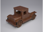  Truck toy vintage  3d model for 3d printers