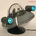  Diy rick and morty flying car with led lights!!  3d model for 3d printers