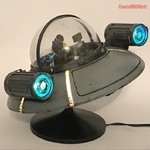 Modelo 3d de Diy rick y morty coche volador con luces led!! para impresoras 3d