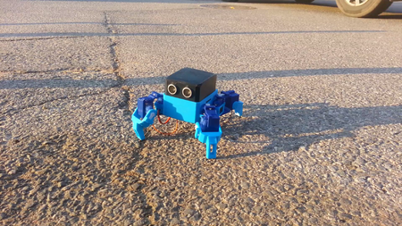 Create Smartphone Control Quadruped Spider Robot(OTTO QUAD)