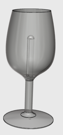  Pythagorean wine glass  3d model for 3d printers