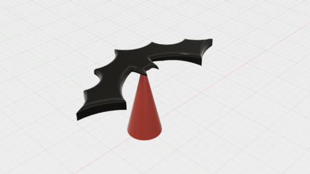  Two balancing bats  3d model for 3d printers