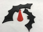 Modelo 3d de Dos de equilibrio de los murciélagos para impresoras 3d