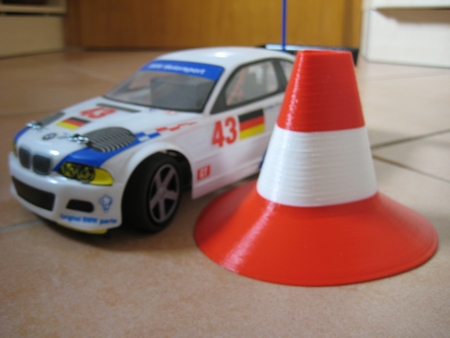 Traffic Cone for RC Car office races