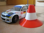  Traffic cone for rc car office races  3d model for 3d printers