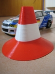  Traffic cone for rc car office races  3d model for 3d printers