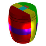 Modelo 3d de Barril de puzzle para impresoras 3d