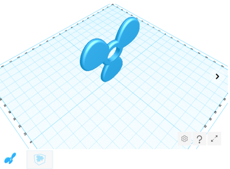  Spinner propellor  3d model for 3d printers