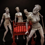  Silent hill - nurse  3d model for 3d printers