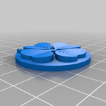  Four leaf clover - keychain  3d model for 3d printers