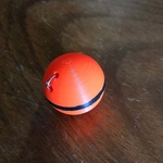 Pokeball keychain multicolor  3d model for 3d printers