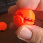  Pokeball keychain multicolor  3d model for 3d printers