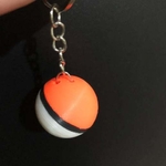  Pokeball keychain multicolor  3d model for 3d printers