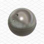 Modelo 3d de Pokeball llavero multicolor para impresoras 3d