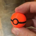  Pokeball keychain multicolor  3d model for 3d printers