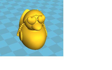  Valentines duck  3d model for 3d printers