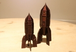  Steampunk rocket  3d model for 3d printers