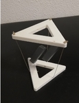  Floating triangle  3d model for 3d printers