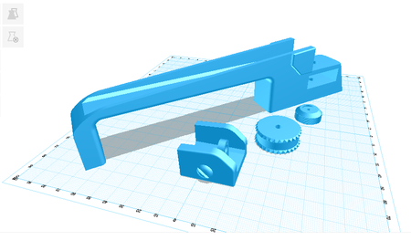  M4 carry handle for retaliator  3d model for 3d printers