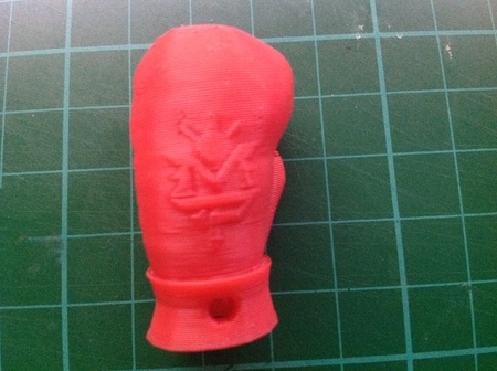  Boxing glove with pacman logo  3d model for 3d printers