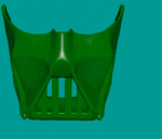  Vader style mask  3d model for 3d printers