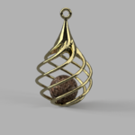  Drop pendant  3d model for 3d printers