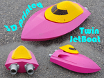  Rc mini twin jet boat - test print  3d model for 3d printers