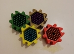 Modelo 3d de Modular hexagonal, cuadro de para impresoras 3d