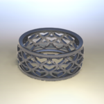  Heart filled ring  3d model for 3d printers