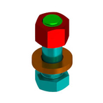  Bolt puzzle  3d model for 3d printers