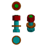  Bolt puzzle  3d model for 3d printers