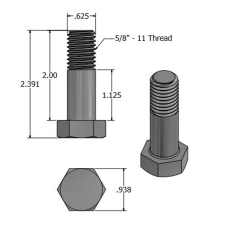 Modelo 3d de Perno de puzzle para impresoras 3d