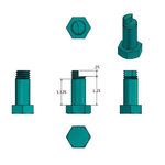  Bolt puzzle  3d model for 3d printers