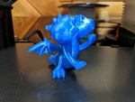 Modelo 3d de Dos cabezas lindo cría de dragón para impresoras 3d