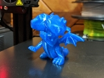  Two headed cute rearing dragon  3d model for 3d printers