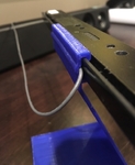  Customizable wii - wii u sensor bar holder  3d model for 3d printers