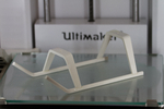 Modelo 3d de T-rex 450l dominator landing skid para impresoras 3d