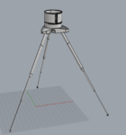 Modelo 3d de Juguete trípode para impresoras 3d