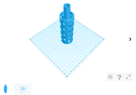 Modelo 3d de Kg9 barril de extensión para impresoras 3d