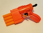 Modelo 3d de Fang qs-4 nerf blaster barril de reemplazo para impresoras 3d