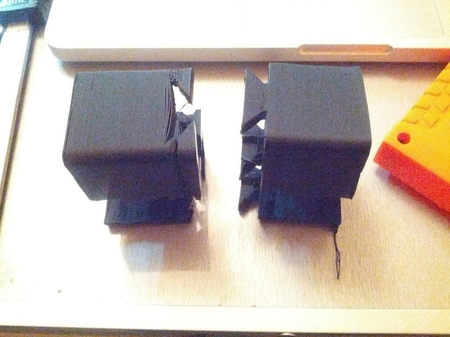Modelo 3d de Nerf doble de la revista conector para impresoras 3d