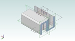  Nerf dual magazine connector  3d model for 3d printers