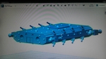  Ueas battleship vengeance class  3d model for 3d printers